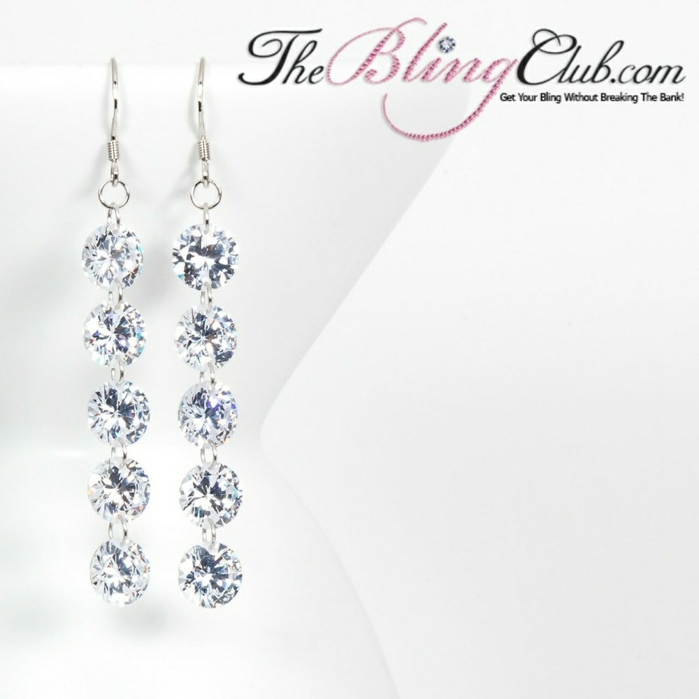 Swarovski crystal lightweight drop earrings